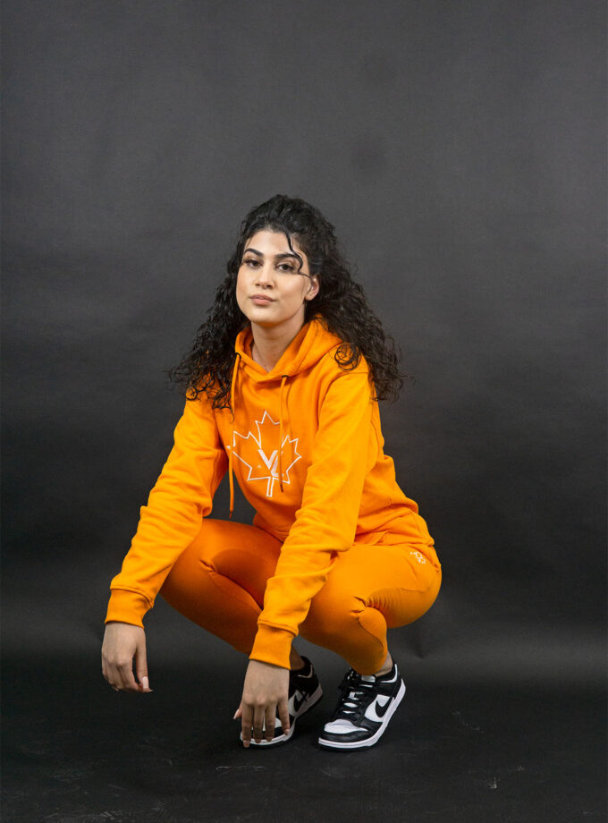 Orange White Full-Suit